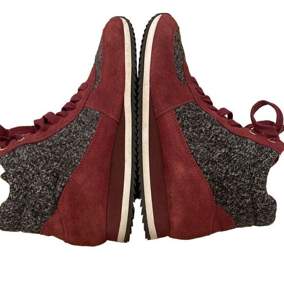 Isaac Mizrahi Live!‎ SOHO Lace-up Suede Low Wedge Sneakers Size 8.5 - Picture 1 of 8